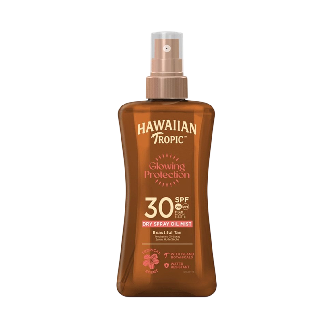 Hawaiian Tropic Glowing Protection Dry Oil Spray SPF 30 - 200ml