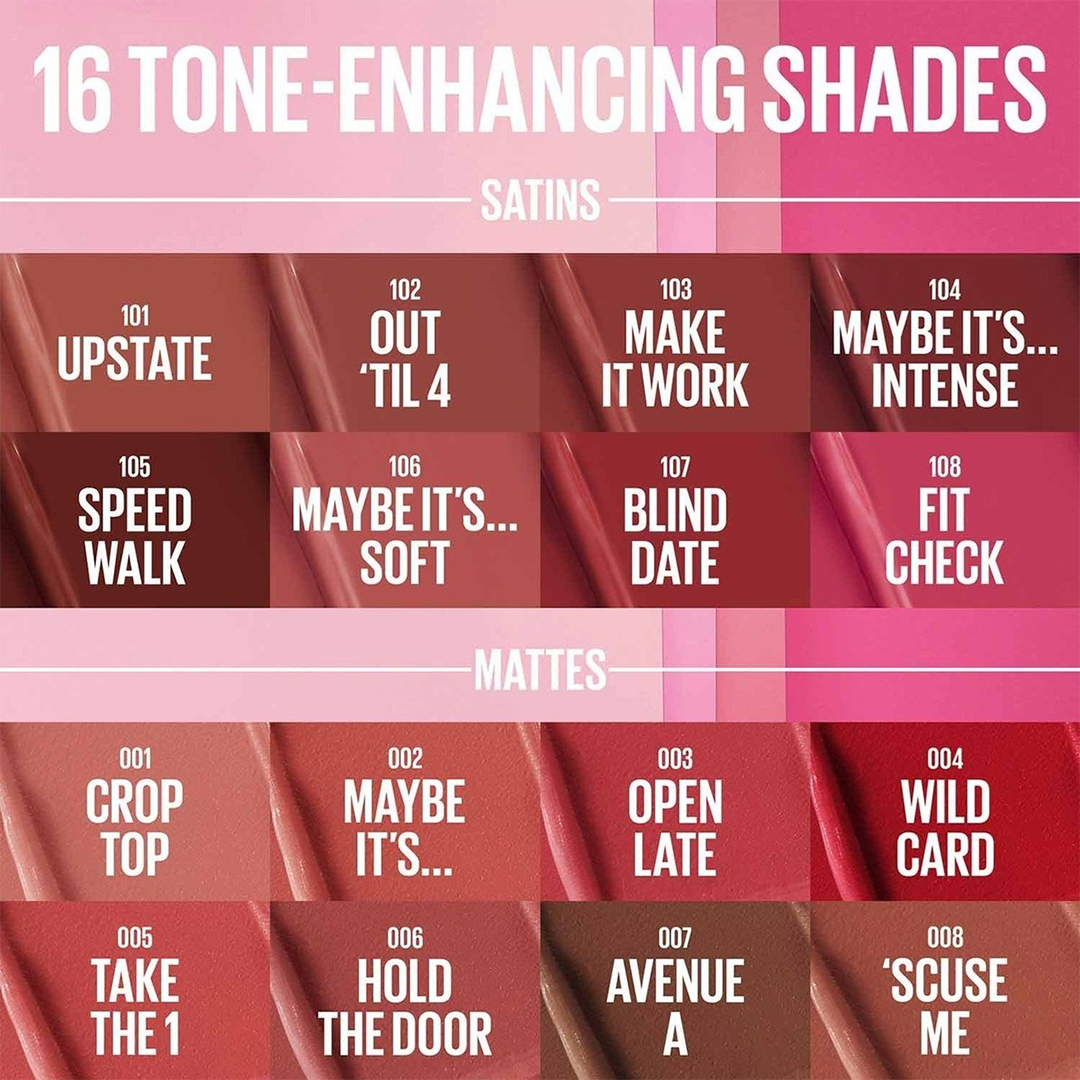 Maybelline Moisturizing Serum Satin Lipstick