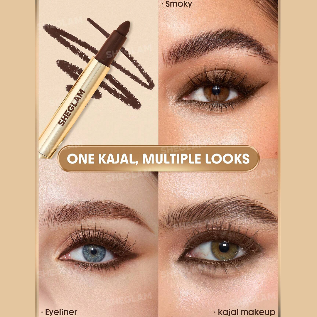 SHEGLAM Bold Moves Kohl Cream Eyeliner Pencil - Brown
