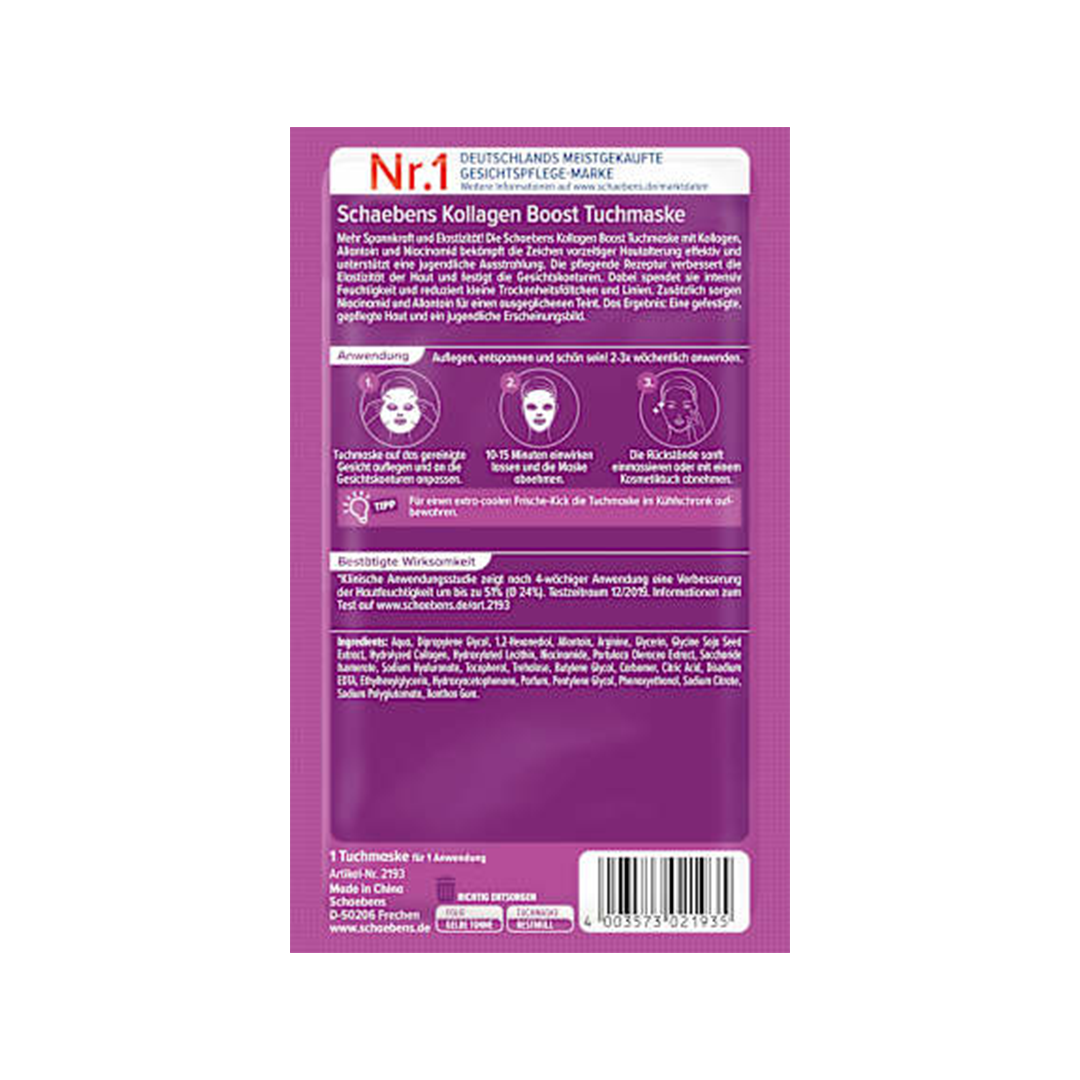 Schaebens Collagen Boost Sheet Mask