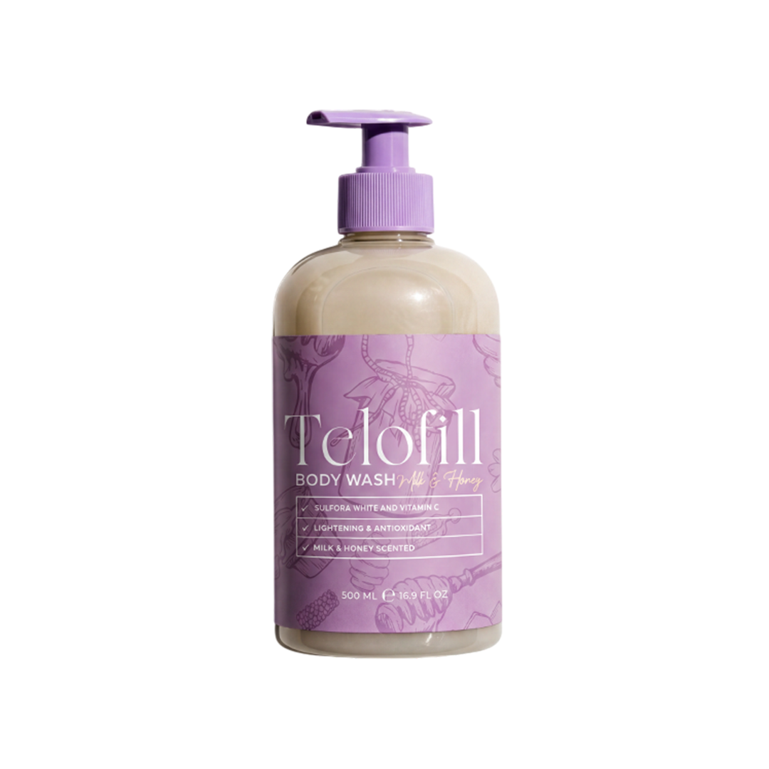 Telofill Milk & Honey Body Wash - 500ml