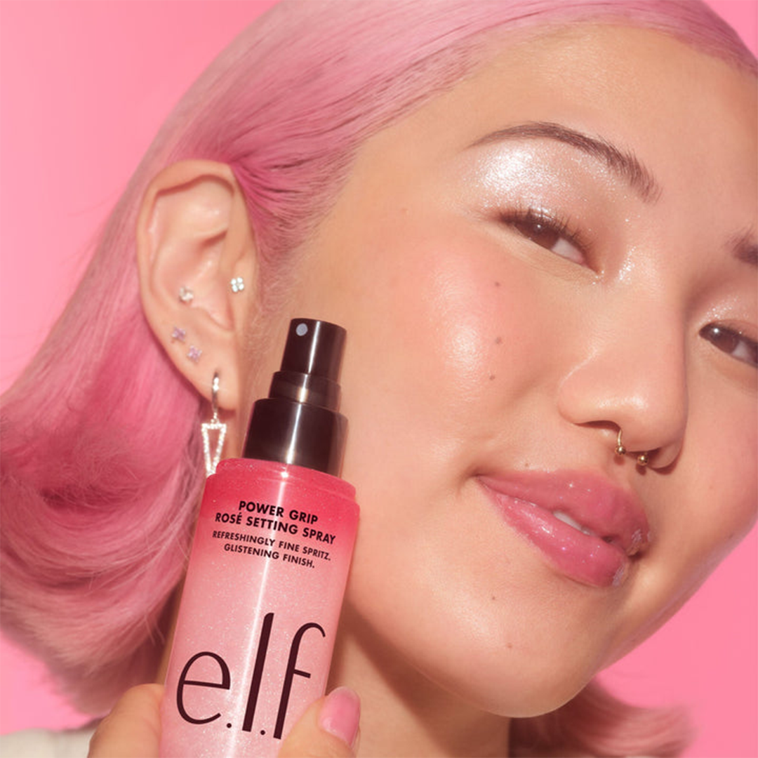 elf Power Grip Rosé Setting Spray - 80ml