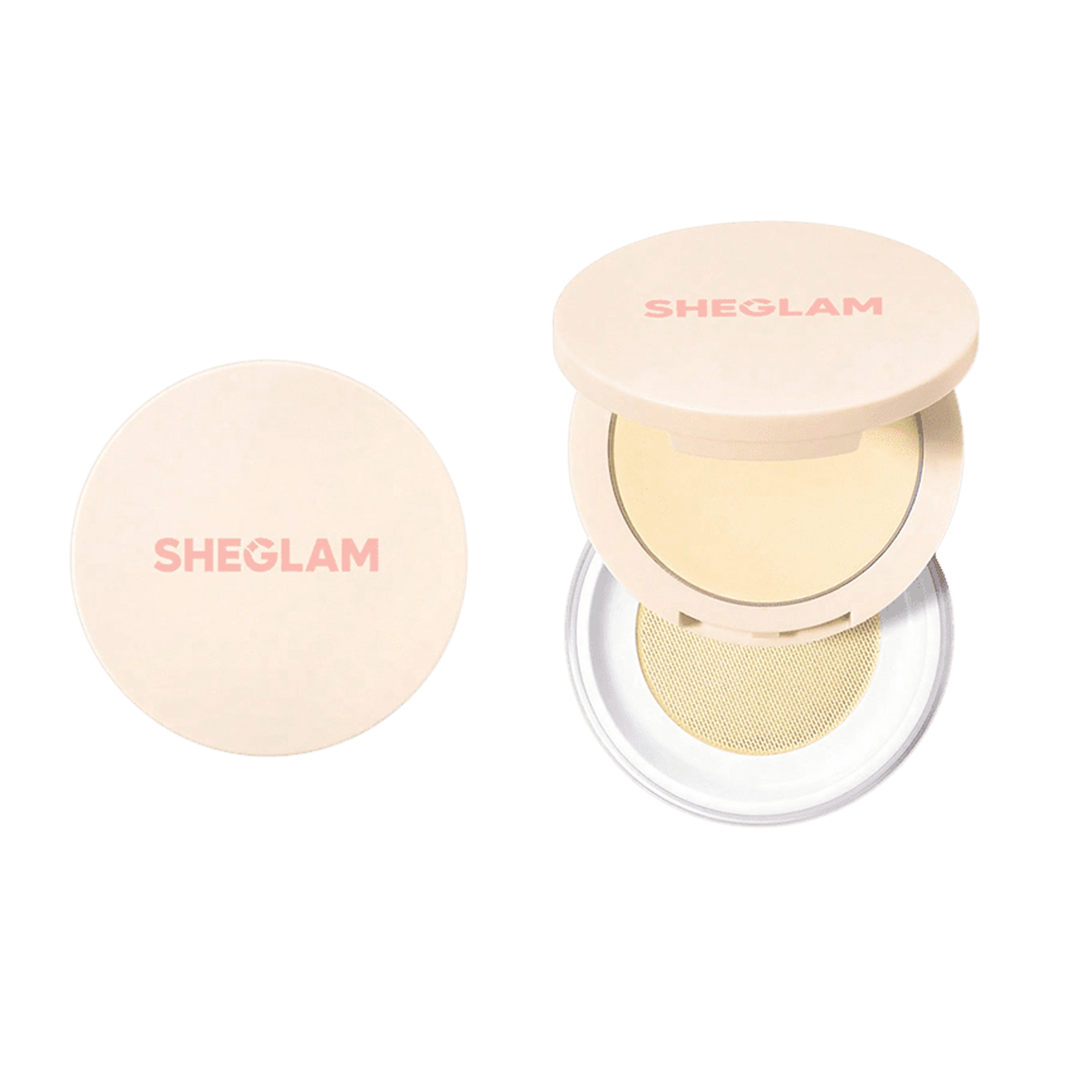 SHEGLAM Insta-Ready Ultra-Fine Blur & Lift Setting Powder Duo - Banana