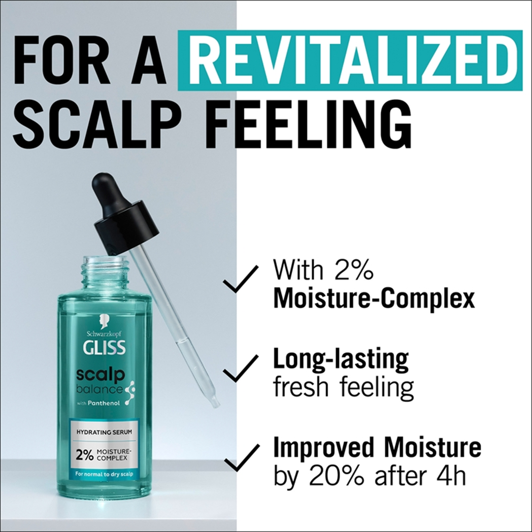 Schwarzkopf Gliss scalp balance Hyddrating Serum - 100ml