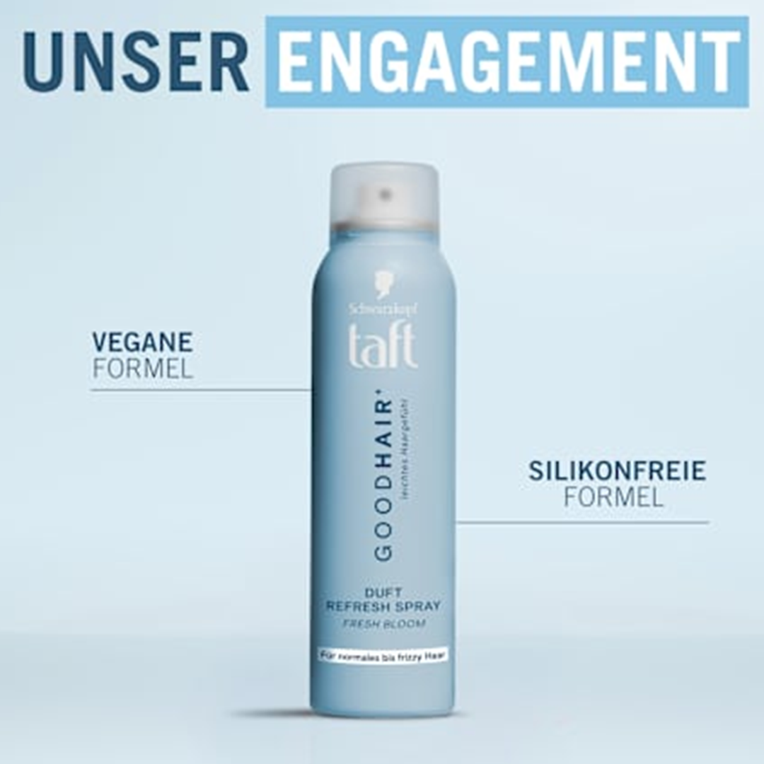 Schwarzkopf Gliss Taft Good Hair+ Duft Refresh Spray - Fresh Bloom - 150ml