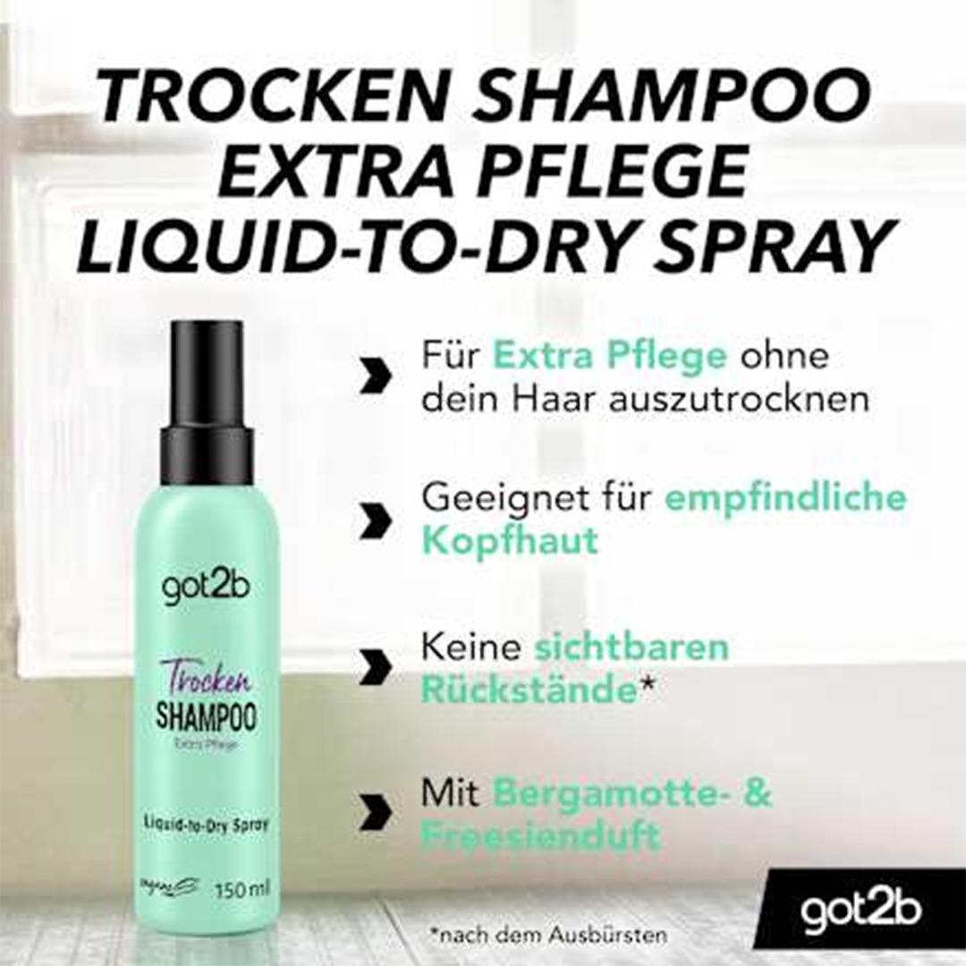 Got2b Trocken Shampoo Liquid To Dry Spray - 150ml