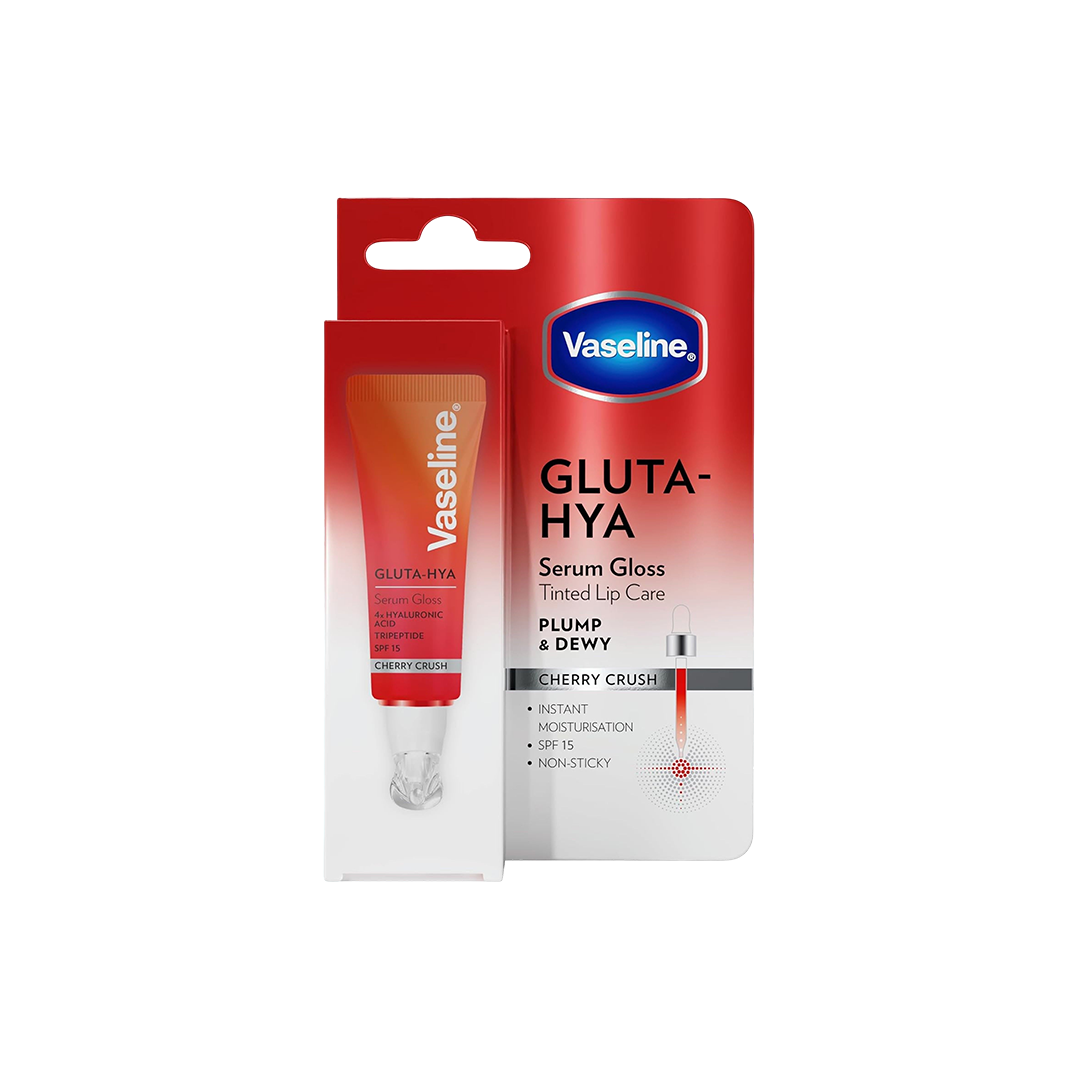 Vaseline Gluta-Hya Lip Serum Gloss - Cherry Crush - 10ml
