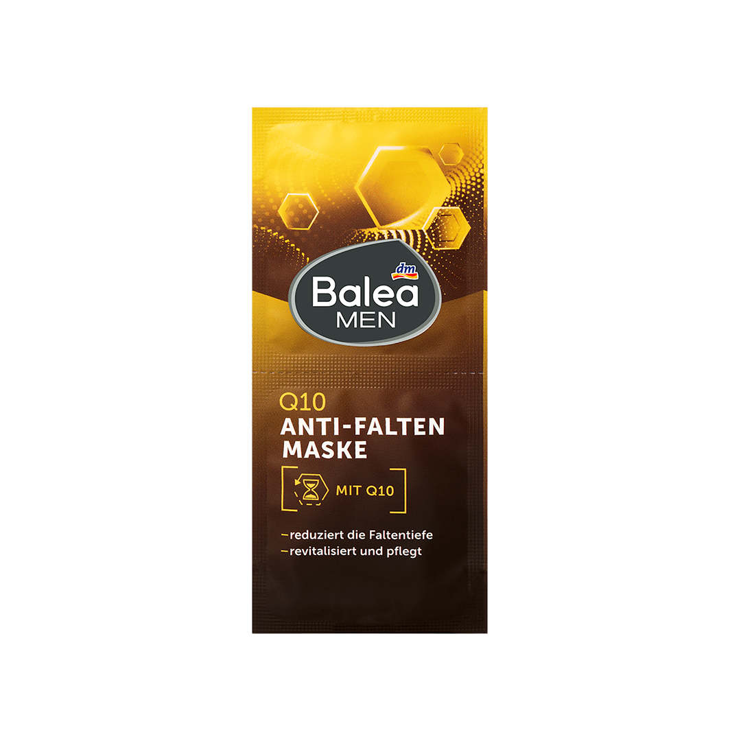 Balea Men Face Mask Q10 Anti-Wrinkle - ( 2 x 8ml )