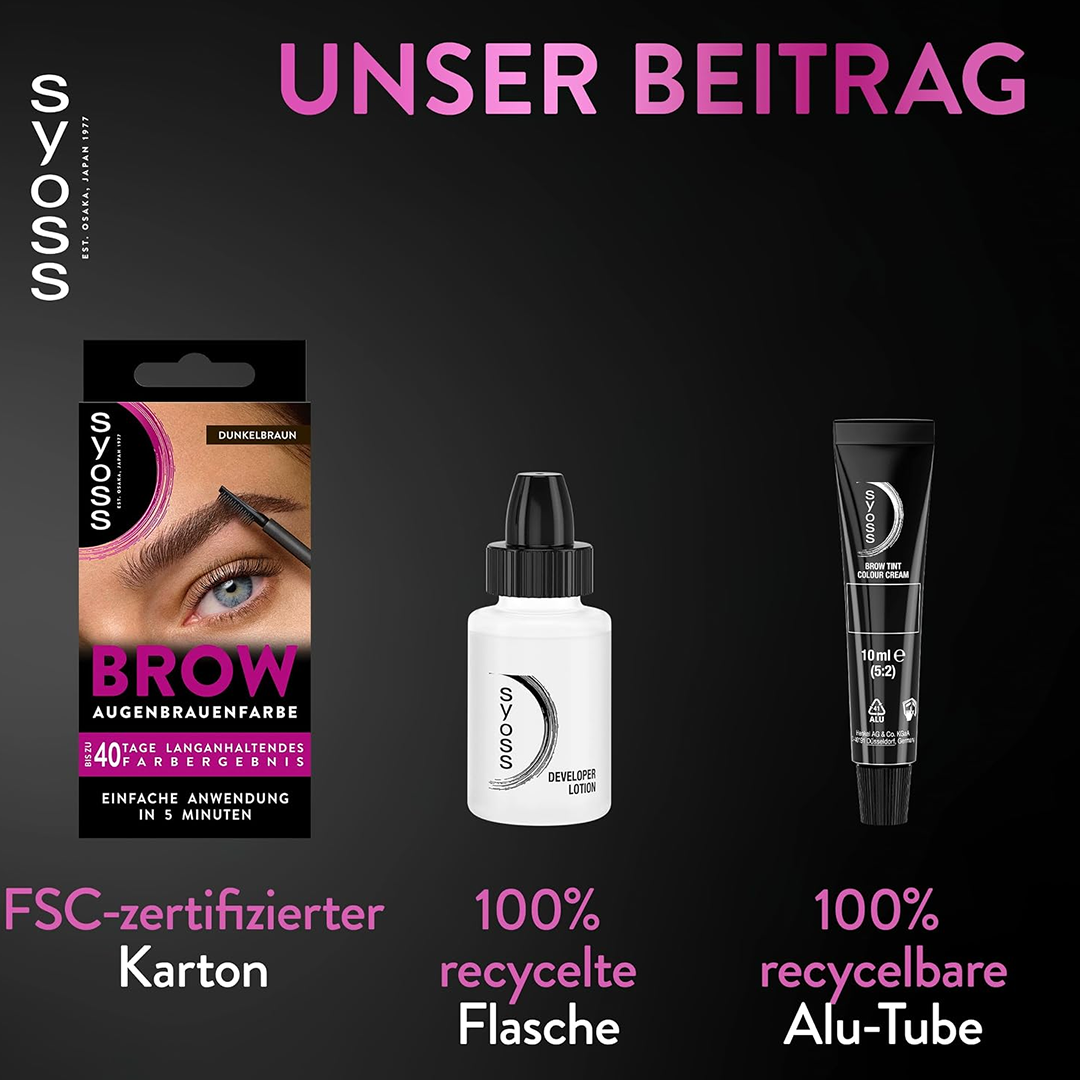 Syoss Eyebrow Tint - Dark Brown