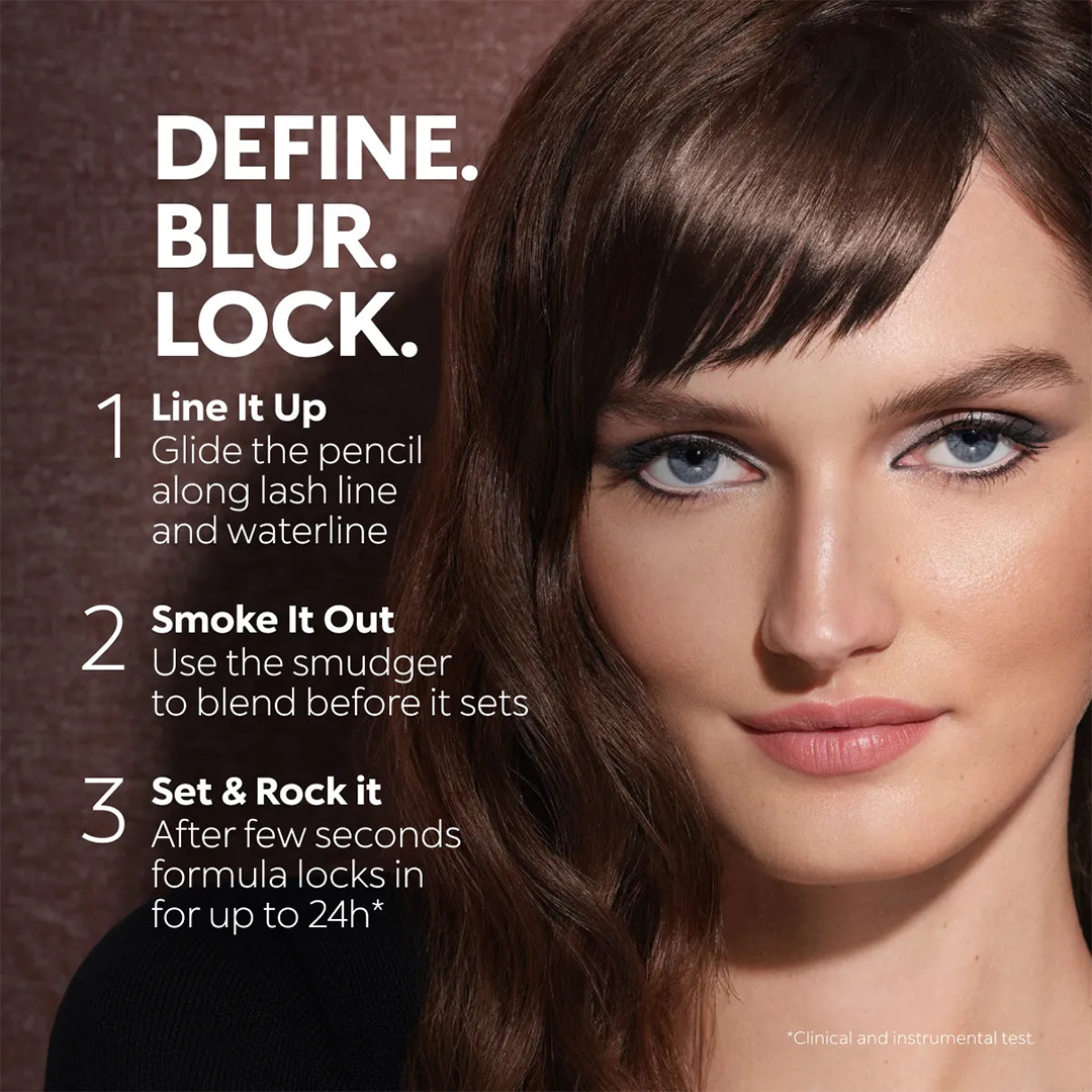 Kiko Milano Lasting Precision Automatic Eyeliner And Khôl - 16 Black