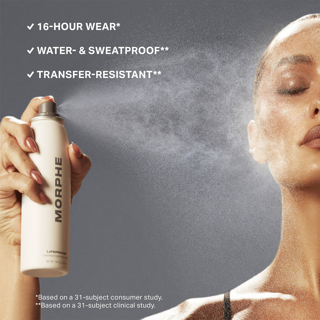 Morphe Lifeproof Continuous .Setting Mist - 2.8 OZ