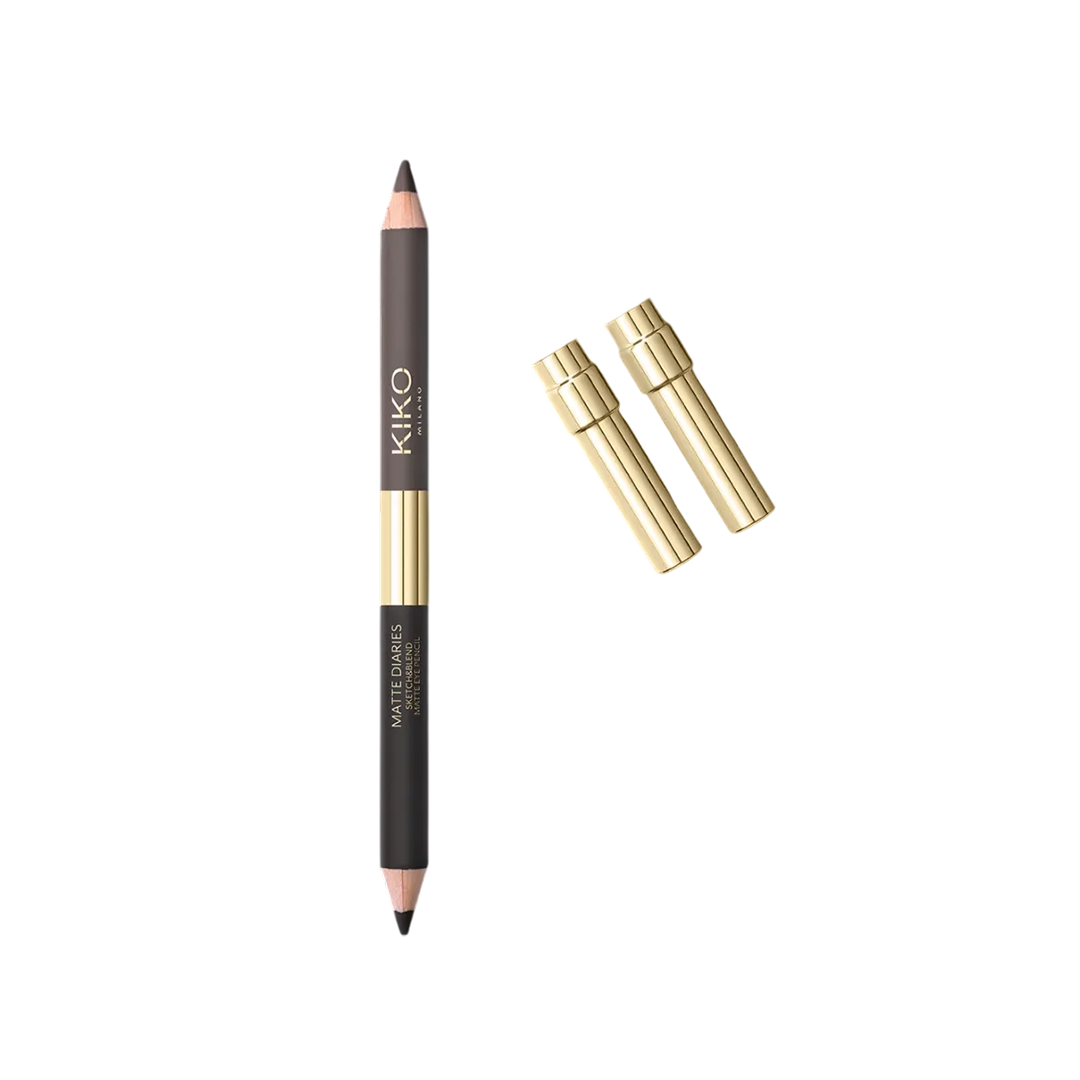 KIKO Milano Matte Diaries Sketch & Blend Matte Eye Pencil - 04 Dorm Room Midnight
