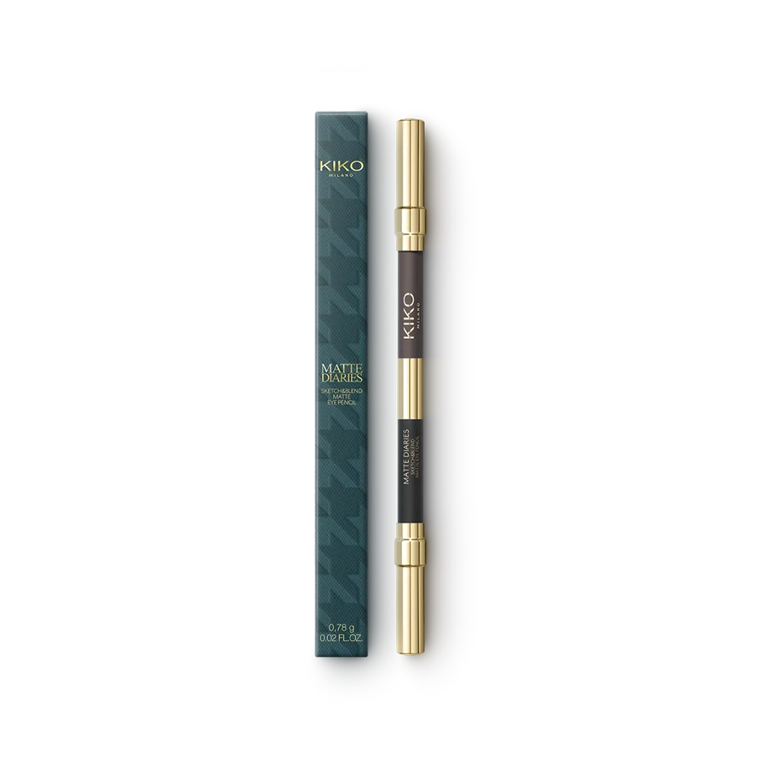 KIKO Milano Matte Diaries Sketch & Blend Matte Eye Pencil - 04 Dorm Room Midnight