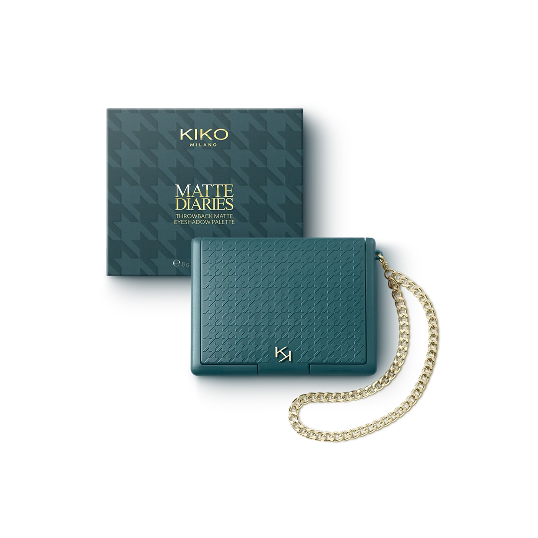 KIKO Milano Matte Diaries Throwback Matte Eyeshadow Palette - 01 Smokey Breakfast Club