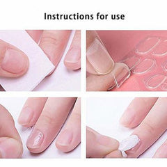 SHEIN Sheet Adhesive Tabs Waterproof Breathable Glue Tabs Double-Sided Nail Jelly - 1pcs