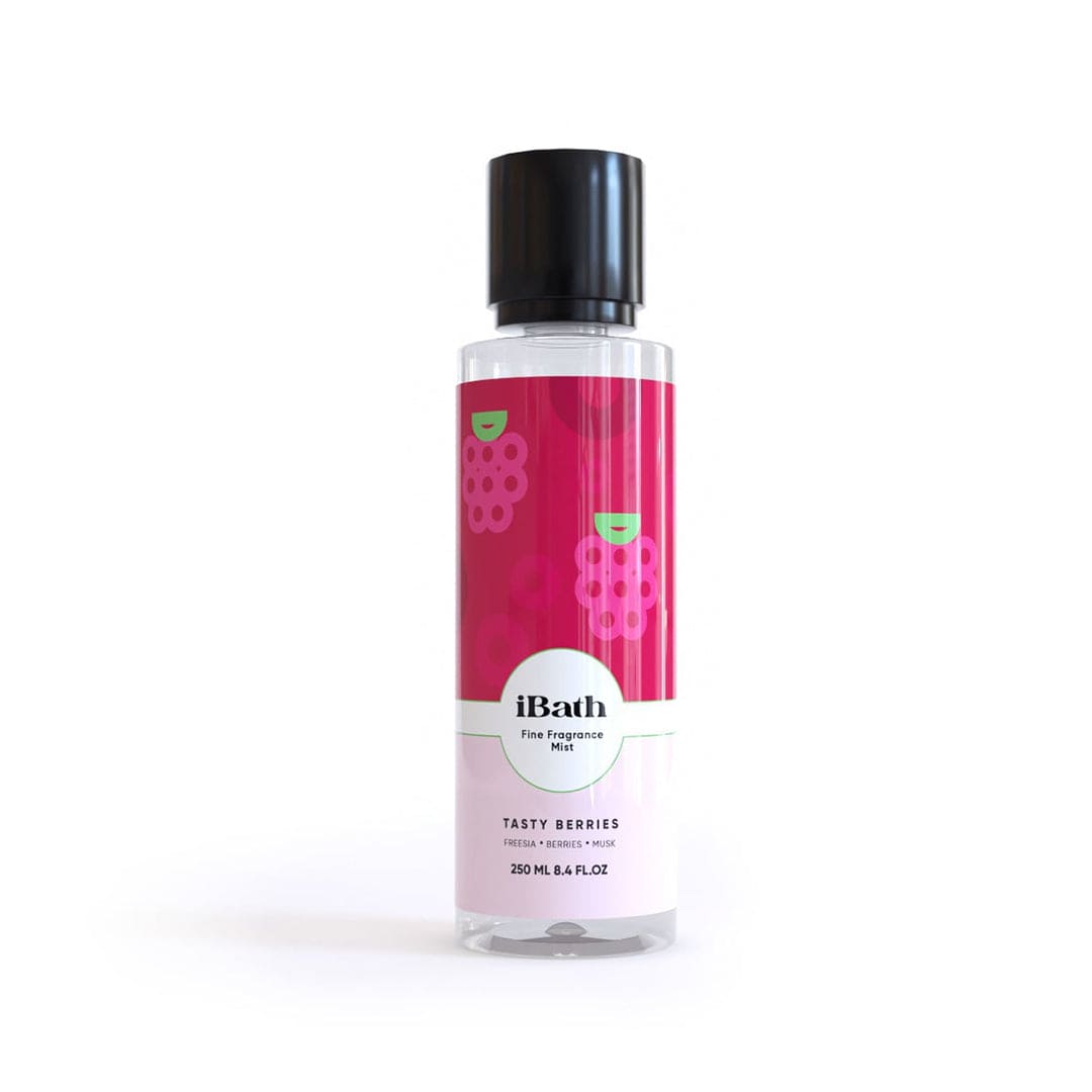 Al Musbah iBath Tasty Berries Fine Fragrance Mist - 250ml Body Mist - XOXO cosmetics