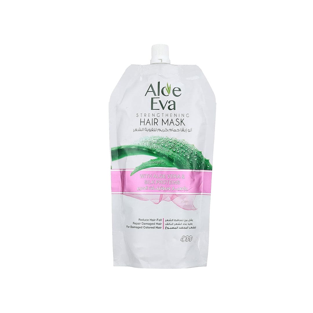 Aloe Eva Hair Mask Pouch with Aloe Vera & Silk Proteins Hair Mask - XOXO cosmetics