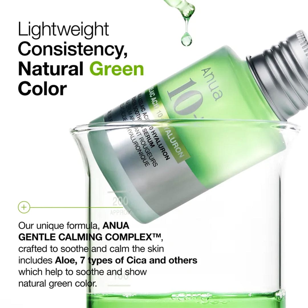 Anua Azelaic Acid 10 Hyaluron Redness Soothing Serum - 30ml Face Serum - XOXO cosmetics