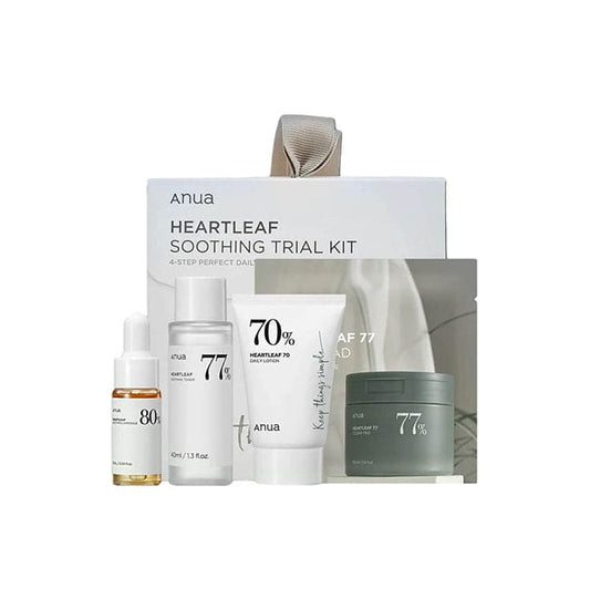 Anua Heartleaf Soothing Trial Kit Skin Care Set - XOXO cosmetics