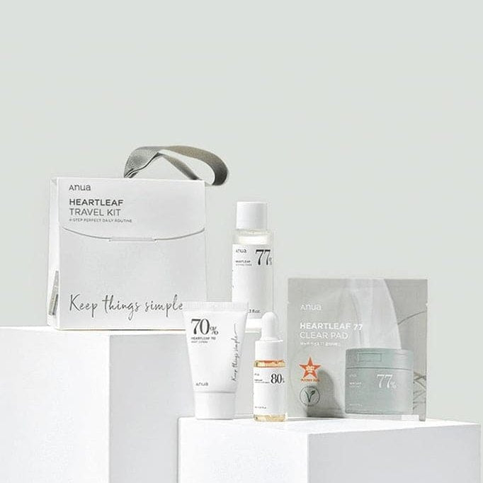 Anua Heartleaf Soothing Trial Kit Skin Care Set - XOXO cosmetics