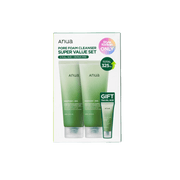 Anua Pore Foam Cleanser Super Value Set - 2 Full Size + Bouns Mini Cleanser - XOXO cosmetics