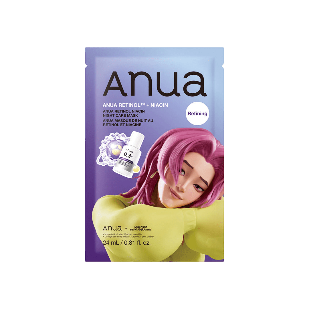 Anua x KPop Demon Hunters Retinol + Niacin Night Care Mask Face Mask - XOXO cosmetics