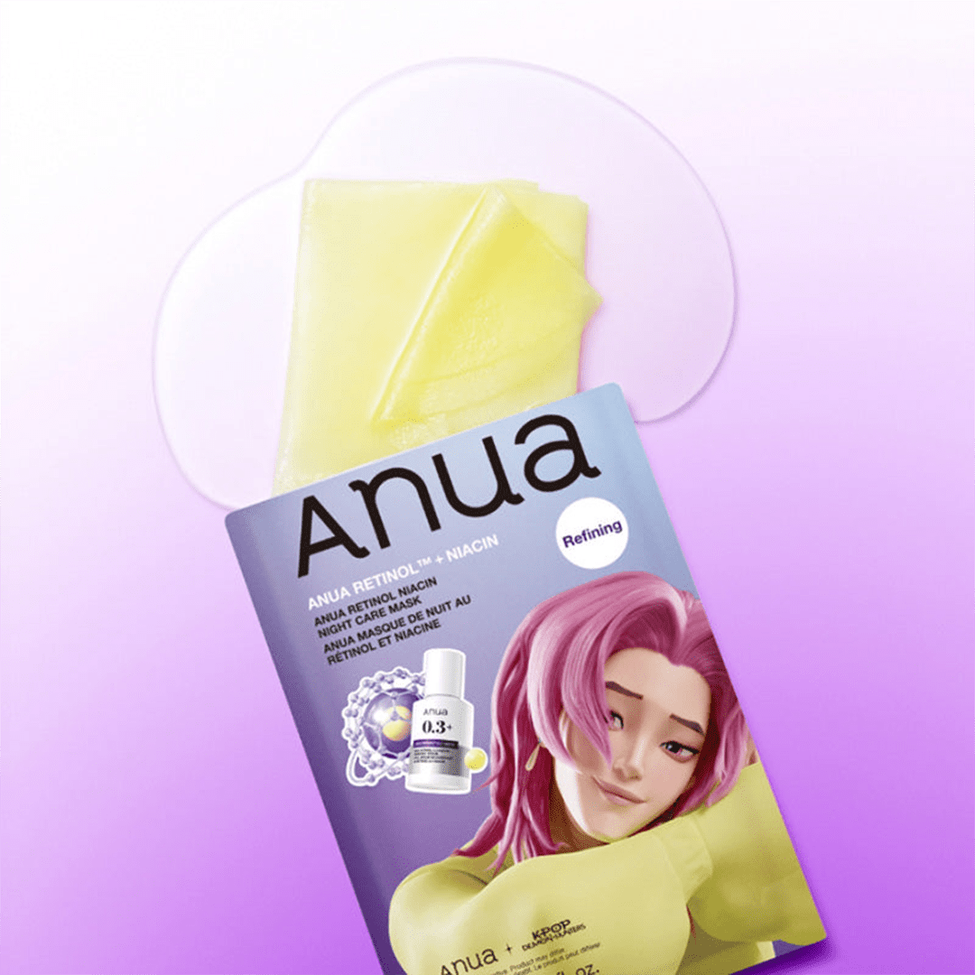 Anua x KPop Demon Hunters Retinol + Niacin Night Care Mask Face Mask - XOXO cosmetics