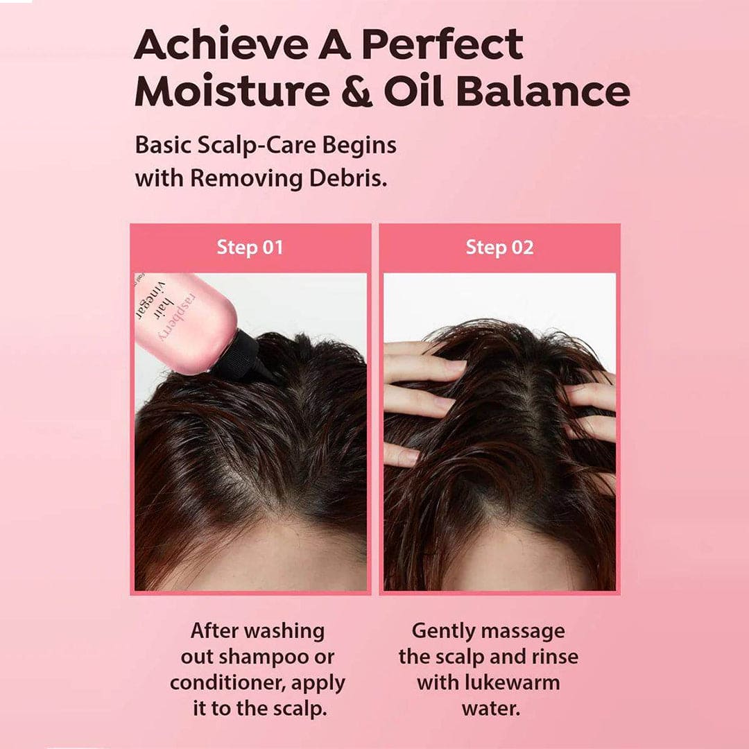 Apieu Raspberry Scalp Hair Vinegar - 200ml Scalp Care - XOXO cosmetics
