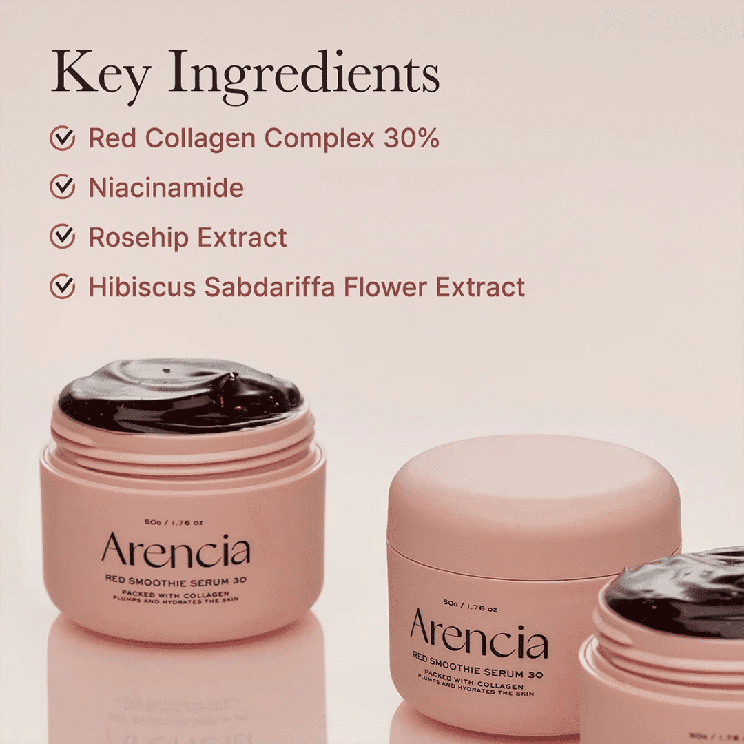 Arencia Fresh Red Smoothie Serum 30 - 50g Face Serum - XOXO cosmetics