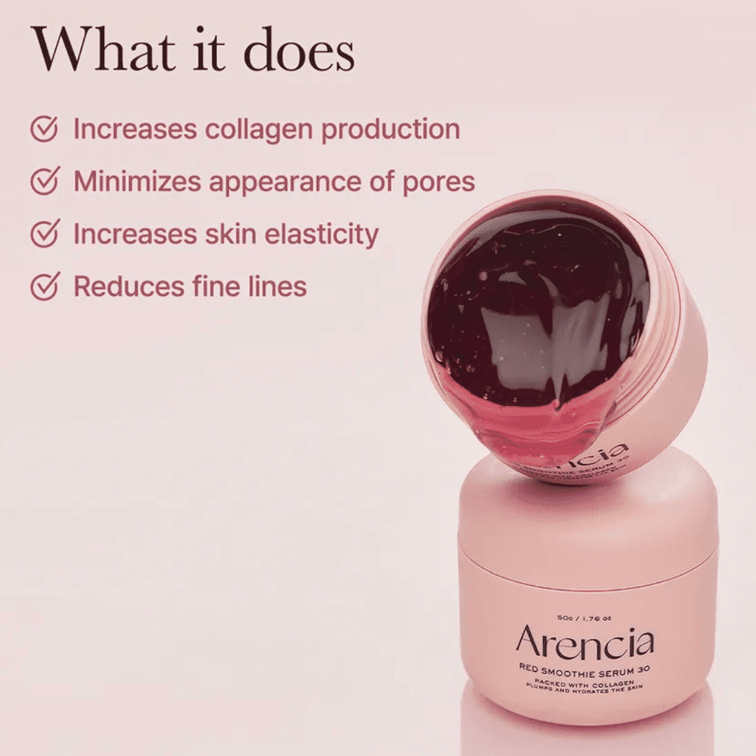 Arencia Fresh Red Smoothie Serum 30 - 50g Face Serum - XOXO cosmetics