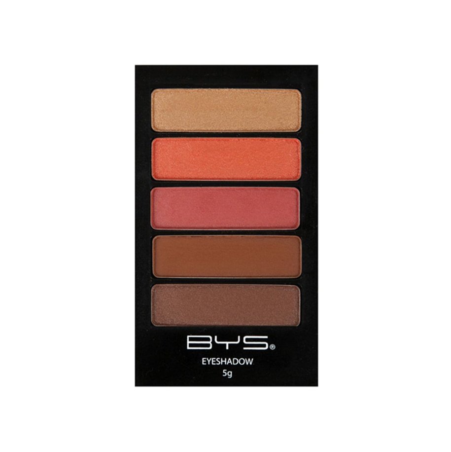BYS 5pc Eyeshadow Palette - Sun Kissed Eyeshadow - XOXO cosmetics