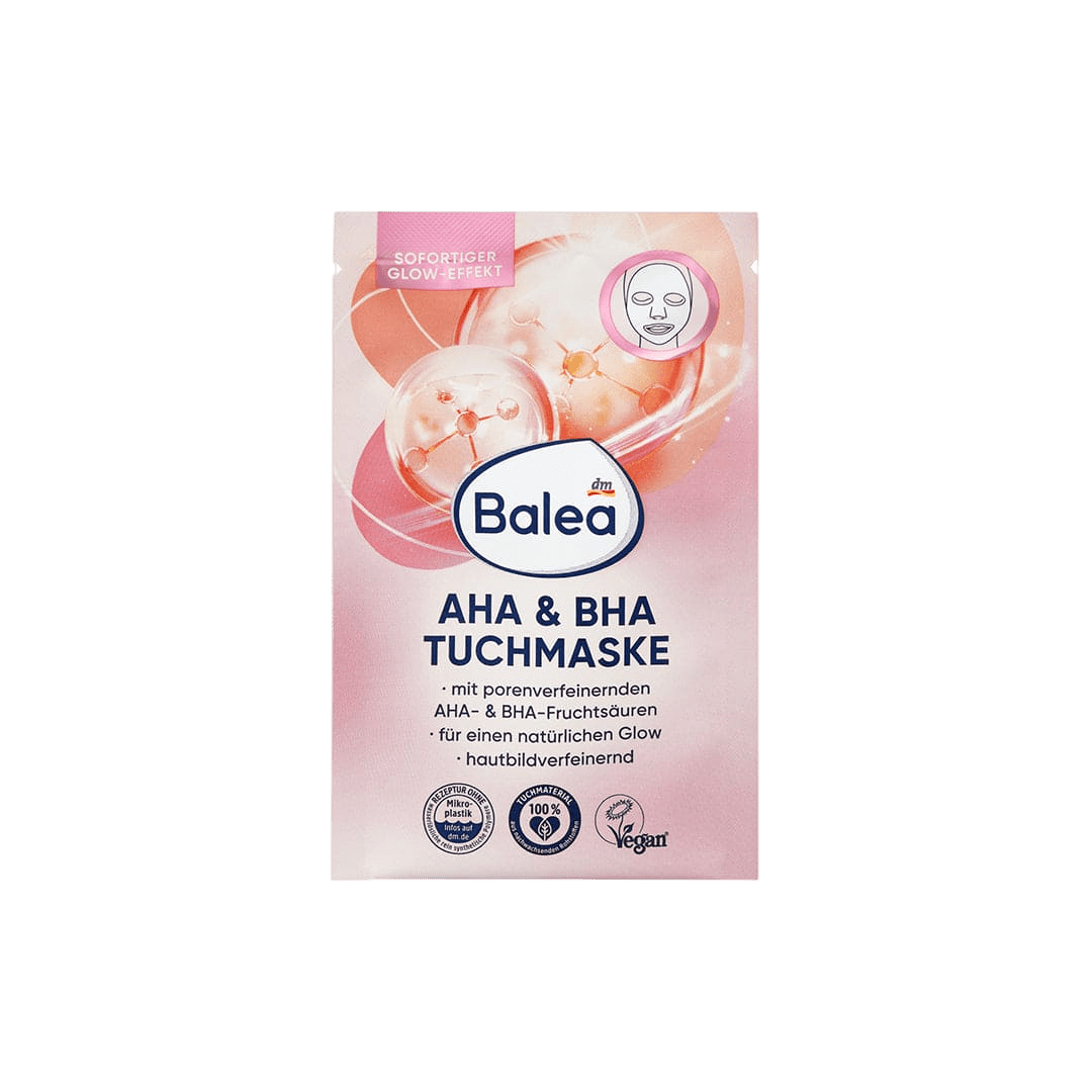 Balea AHA & BHA Sheet Mask Face Mask - XOXO cosmetics