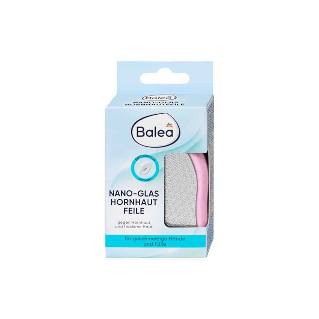 Balea Corneal File Nano-Glass - 1Pc Random Color Body Tools - XOXO cosmetics