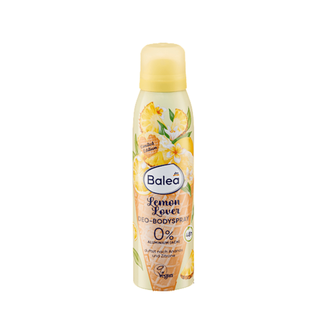 Balea Deo Bodyspray Lemon Lover - 150ml Deodorant Spray - XOXO cosmetics
