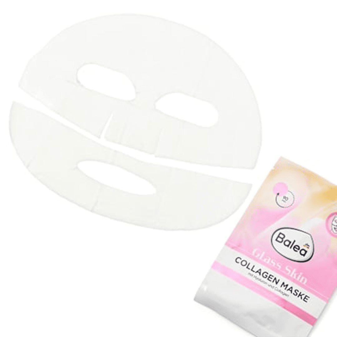Balea Glass Skin Collagen Sheet Mask Face Mask - XOXO cosmetics
