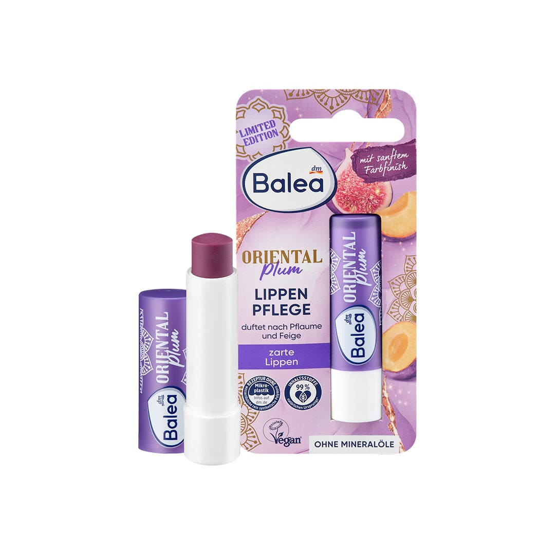 Balea Lip Balm - Oriental Plum Limited Edition Lip Balm - XOXO cosmetics