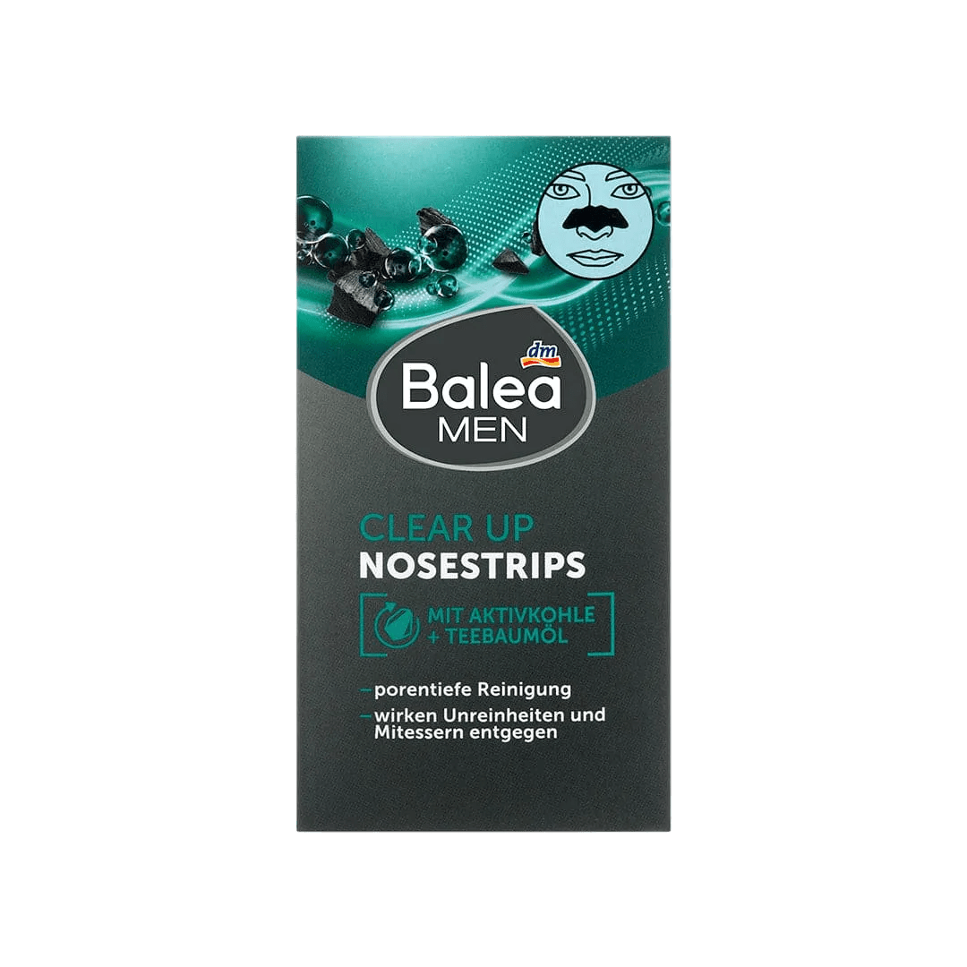 Balea Men Clear Up Nosestrips - 3 Strips Face Mask - XOXO cosmetics