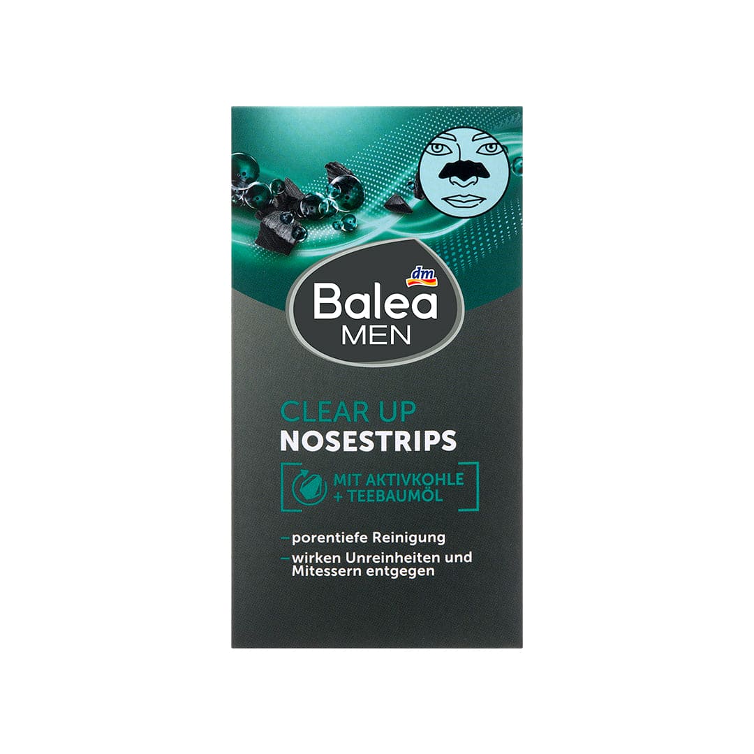 Balea Men Clear Up Nosestrips - 3 Strips Face Mask - XOXO cosmetics