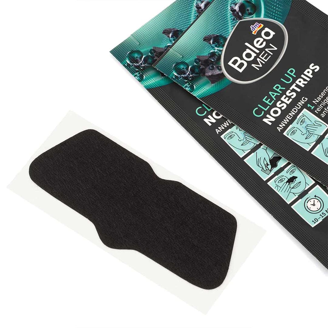 Balea Men Clear Up Nosestrips - 3 Strips Face Mask - XOXO cosmetics