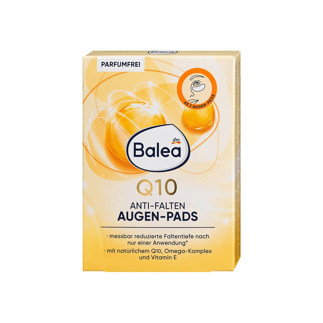 Balea Q10 Anti-Wrinkle Eye Pads - 6 Pairs Eye Mask - XOXO cosmetics