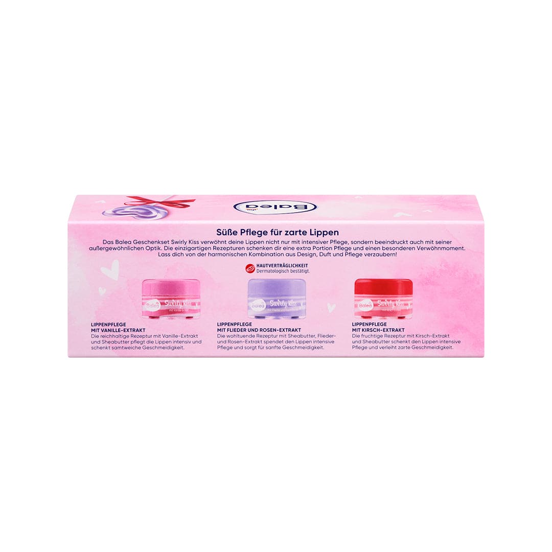 Balea Swirly Kiss Lip Balm Set Lip Balm - XOXO cosmetics