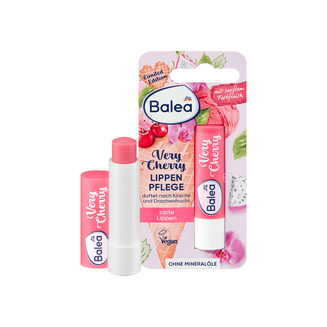 Balea Very Cherry Lip Balm Limited Edition Lip Balm - XOXO cosmetics
