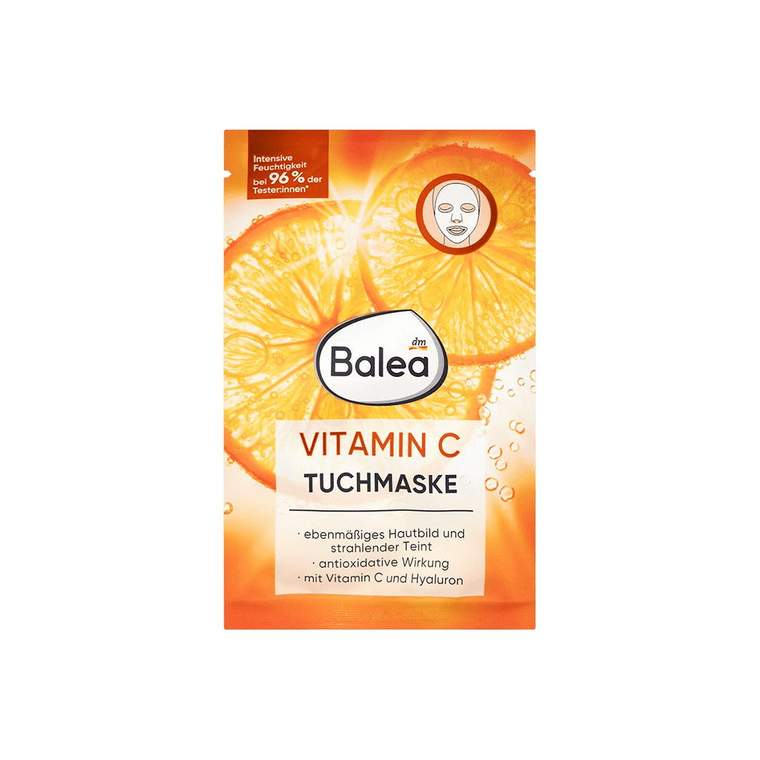 Balea Vitamin C Sheet Mask Face Mask - XOXO cosmetics
