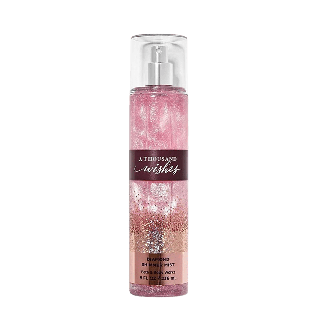 Bath & Body Works A Thousand Wishes Shimmer Fine Fragrance Mist - 236ml Gulf Edition Body Mist - XOXO cosmetics