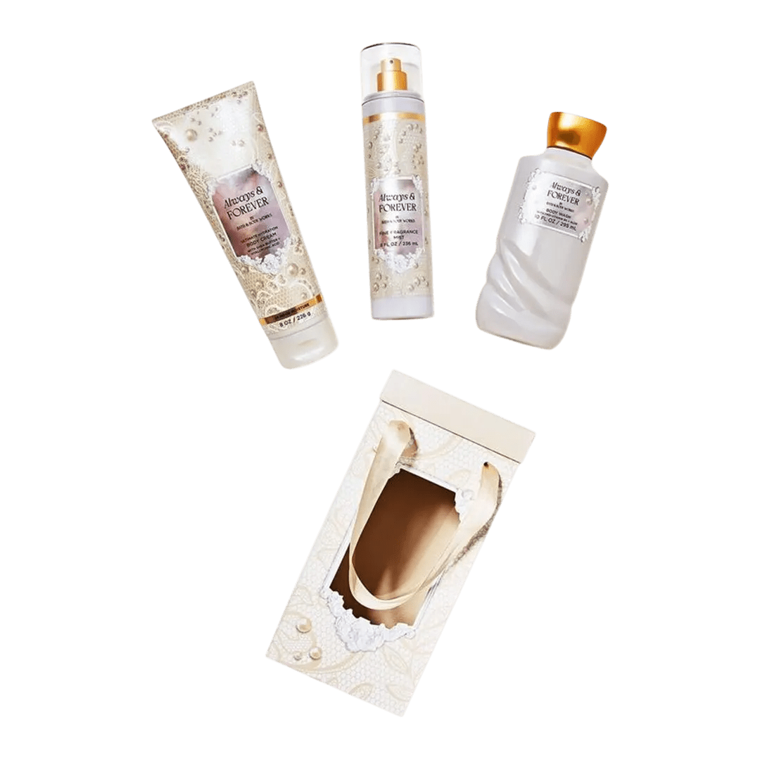 Bath & Body Works Always & Forever Gift Box - 3Pcs Gift Set - XOXO cosmetics