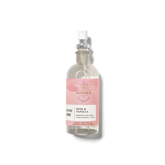 Bath & Body Works Aroma Rose Vanilla Essential Oil Mist Body Oil - XOXO cosmetics