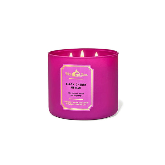 Bath & Body Works Black Cherry Merlot Candle Candles - XOXO cosmetics