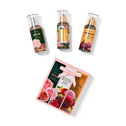 Bath & Body Works Bouquets Mini Fine Fragrance Mist Set Gift Set - XOXO cosmetics