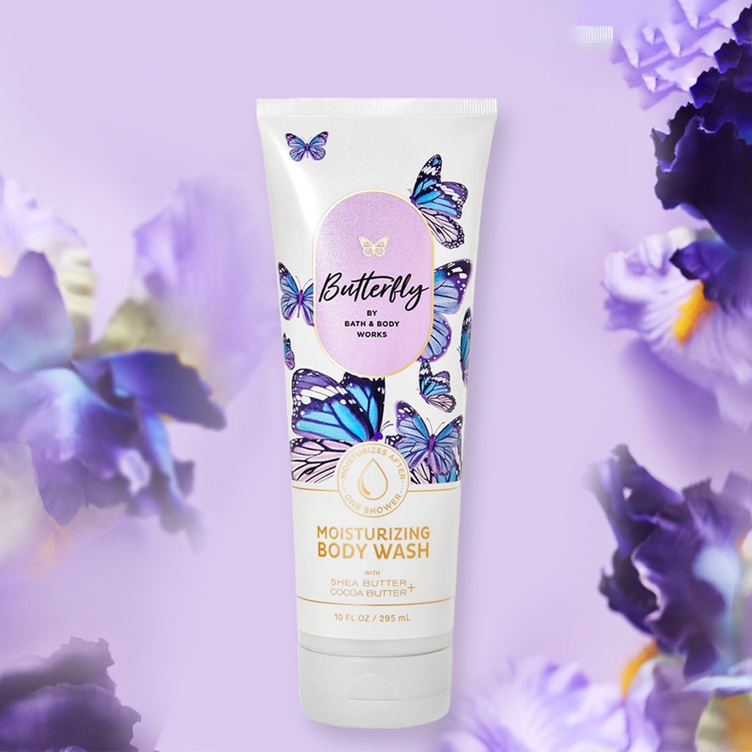 Bath & Body Works Butterfly Body Wash - Gulf Edition Shower Gel - XOXO cosmetics