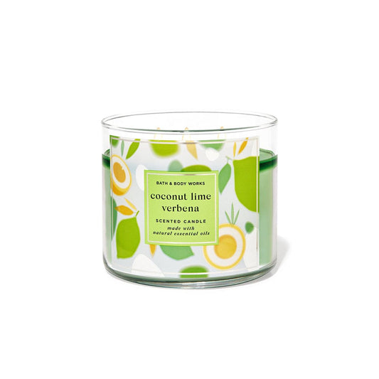 Bath & Body Works Coconut Lime Verbena Candle Candles - XOXO cosmetics